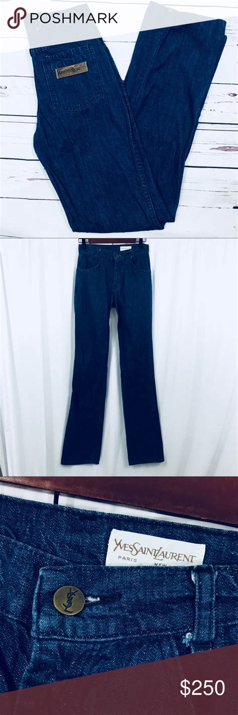 used ysl womens jeans|yves saint laurent jeans men.